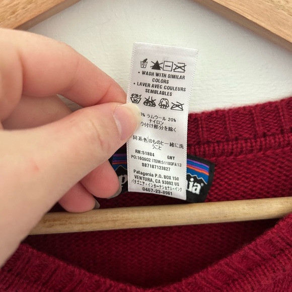 Patagonia Lambswool V-Neck Sweater - Picture 5 of 6